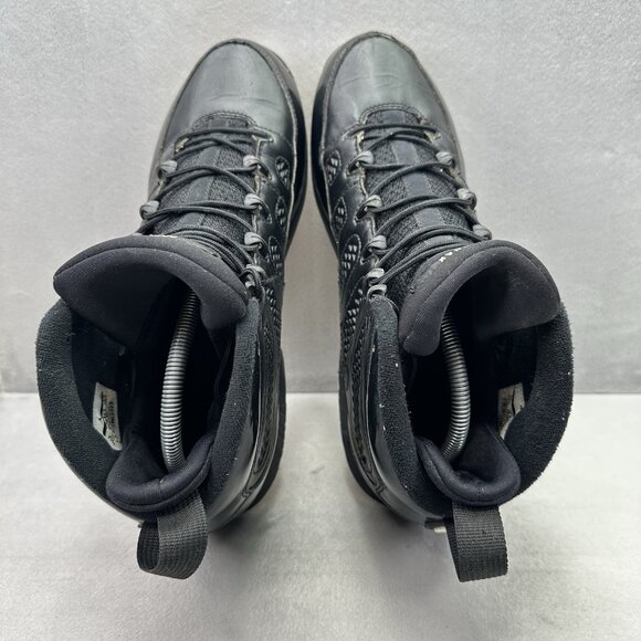 Mens 11.5 Nike Air Jordan 9 Retro RE2PECT Metal Baseball Cleats Black Jeter - Picture 6 of 8